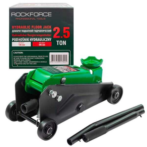 КРИК ТИП КРОКОДИЛ ЗА ДЖИПОВЕ, БУСОВЕ, ВАНОВЕ 2.5 ТОНА 135 – 395 ММ ROCKFORCE