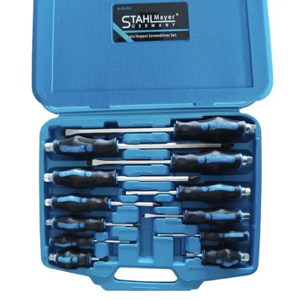 КОМПЛЕКТ УДАРНИ ОТВЕРТКИ 12 ЧАСТИ STAHLMAYER