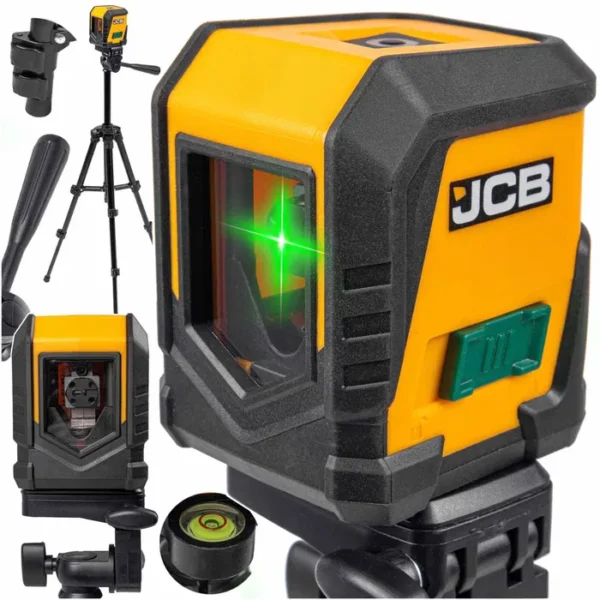 ЛАЗЕРЕН НИВЕЛИР В КОМПЛЕКТ С ТРИНОГА – САМОНИВЕЛИРАЩ СЕ JCB