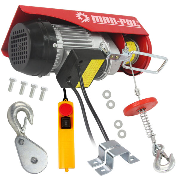 ЕЛЕКТРИЧЕСКА ВЪЖЕНА ЛЕБЕДКА 125 / 250 КГ 12 М 500W MAR-POL