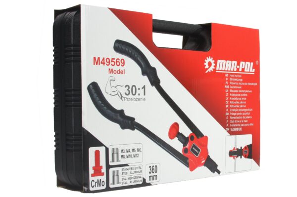КОМПЛЕКТ РЪЧНА НИТАЧКА MAR-POL M3–M12 / 360 MM /
