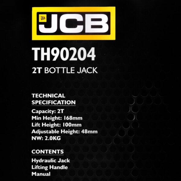 ХИДРАВЛИЧЕН КРИК ТИП БУТИЛКА 2 ТОНА JCB