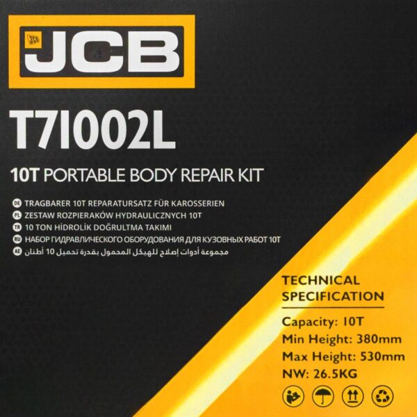 ПРОФЕСИОНАЛНА ХИДРАВЛИЧНА РАЗПЪВАЧКА ЗА АВТОМОБИЛИ 10 ТОНА JCB