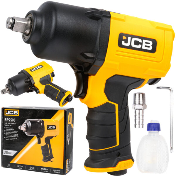 ПНЕВМАТИЧЕН ГАЙКОВЕРТ С КЪС ШПИНДЕЛ 1450 NМ 1/2″ JCB