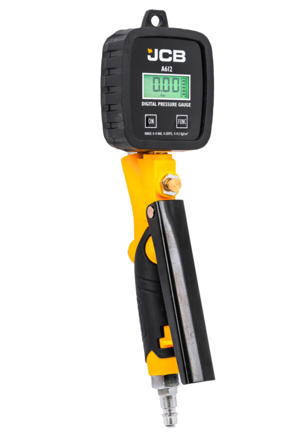 ПИСТОЛЕТ ЗА ПОМПАНЕ НА ГУМИ С ДИГИТАЛЕН МАНОМЕТЪР LCD ДИСПЛЕЙ 0-14BAR JCB