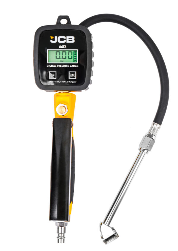 ПИСТОЛЕТ ЗА ПОМПАНЕ НА ГУМИ С ДИГИТАЛЕН МАНОМЕТЪР LCD ДИСПЛЕЙ 0-14BAR JCB