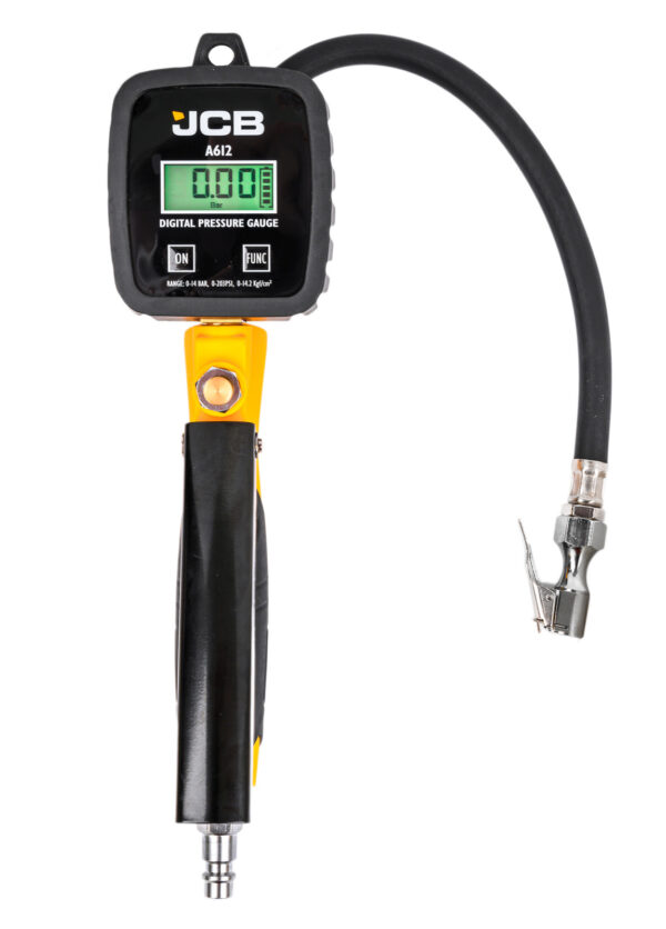 ПИСТОЛЕТ ЗА ПОМПАНЕ НА ГУМИ С ДИГИТАЛЕН МАНОМЕТЪР LCD ДИСПЛЕЙ 0-14BAR JCB