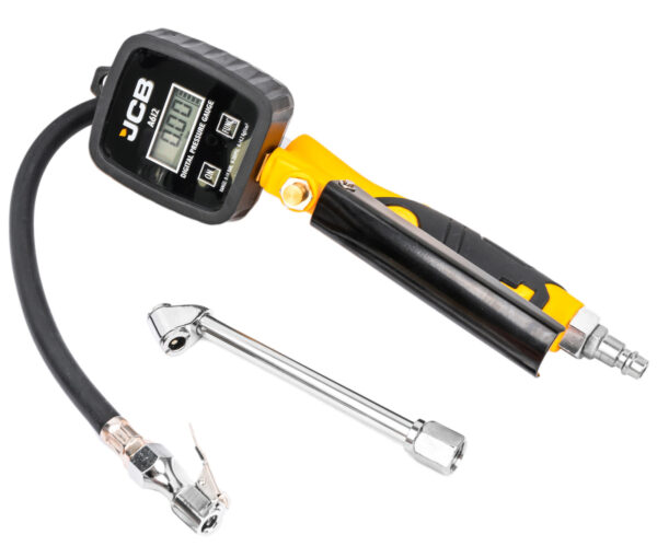 ПИСТОЛЕТ ЗА ПОМПАНЕ НА ГУМИ С ДИГИТАЛЕН МАНОМЕТЪР LCD ДИСПЛЕЙ 0-14BAR JCB