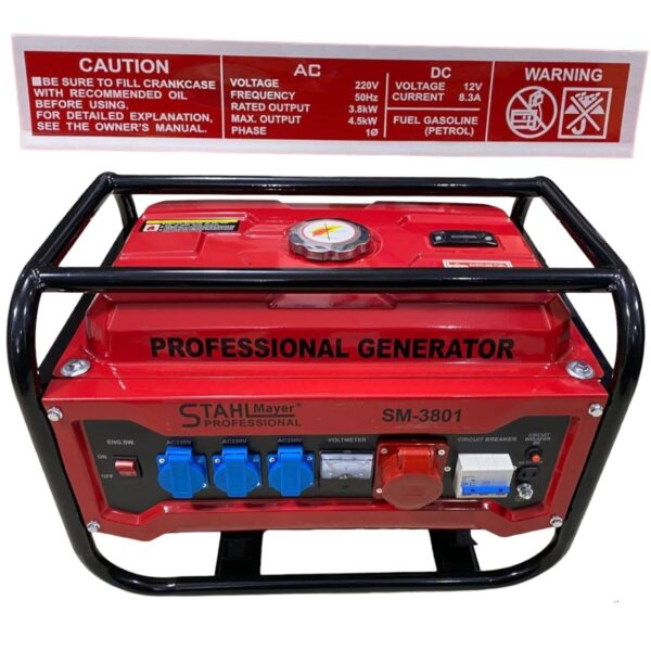ТРИФАЗЕН ЧЕТИРИТАКТОВ ГЕНЕРАТОР ЗА ТОК 3,8KW – АГРЕГАТ STAHLMAYER