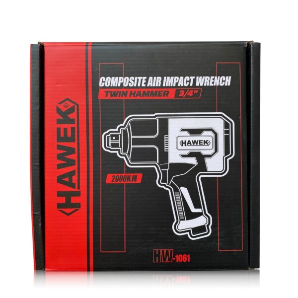 ПНЕВМАТИЧЕН УДАРЕН МИНИ ГАЙКОВЕРТ С КЪС ШПИНДЕЛ 3/4“ 2000NM HAWEK