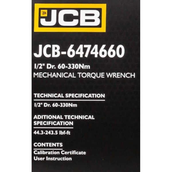 ДИНАМОМЕТРИЧЕН КЛЮЧ С БЪРЗА ФИКСАЦИЯ 1/2″  60-330 NМ JCB