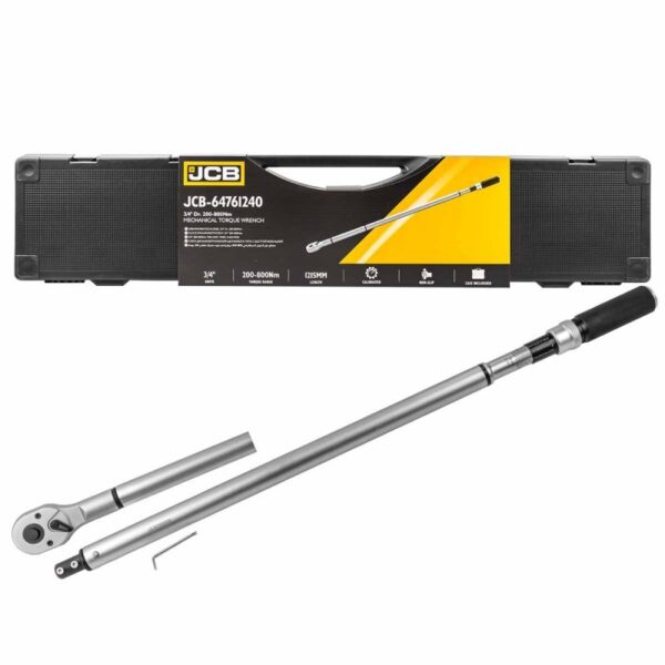 ДИНАМОМЕТРИЧЕН КЛЮЧ С БЪРЗА ФИКСАЦИЯ 3/4″  200-800 Nm JCB