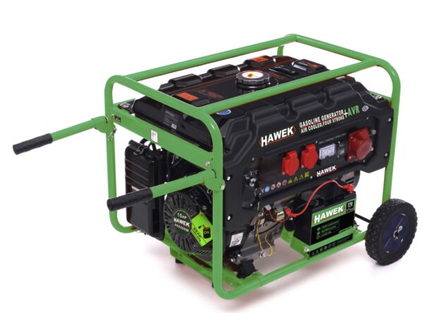 МОНОФАЗЕН БЕНЗИНОВ ЧЕТИРИТАКТОВ ГЕНЕРАТОР ЗА ТОК 6,5 kW – АГРЕГАТ HAWEK Pro