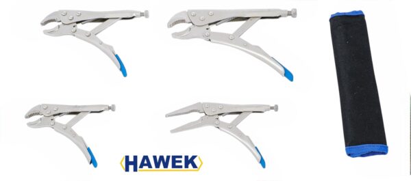 КОМПЛЕКТ КЛЕЩИ ЧИРАЦИ 4 БРОЯ HAWEK