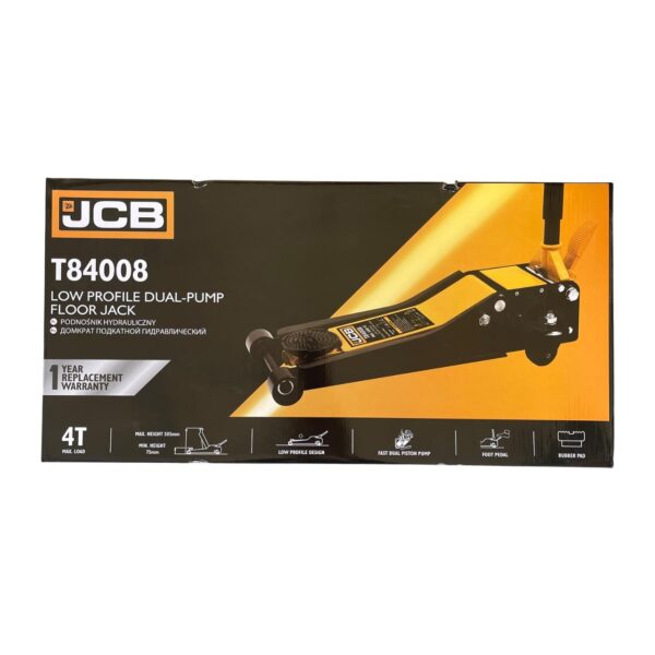 КРИК КРОКОДИЛ 4 ТОНА С ДВЕ ПОМПИ И ПЕДАЛ 75 – 505ММ JCB
