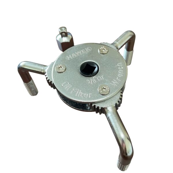 КЛЮЧ ЗА МАСЛЕН ФИЛТЪР ТИП ПАЯК 65 – 110 ММ СЪС ЗАХВАТ 1/2″ И 3/8“ HAWEK