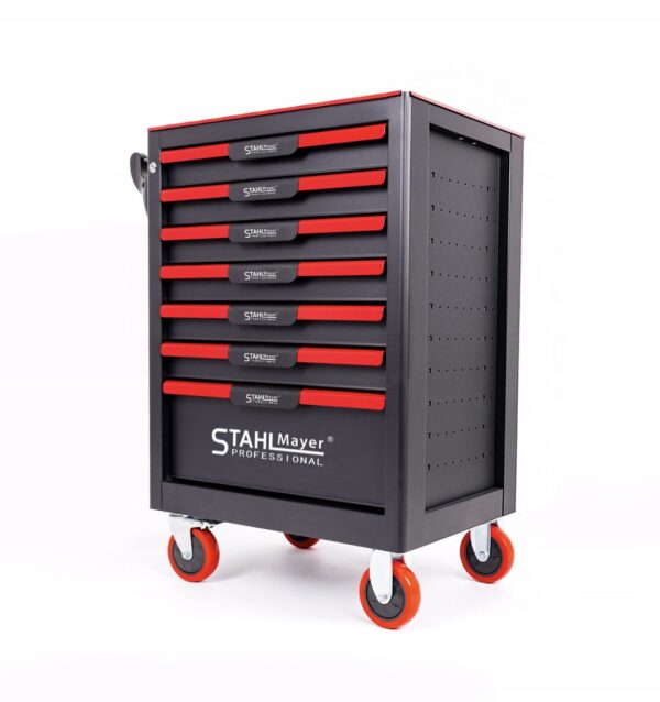 ПРАЗЕН ШКАФ ЗА ИНСТРУМЕНТИ СЪС 7 ЧЕКМЕДЖЕТА STAHLMAYER RED-LINE