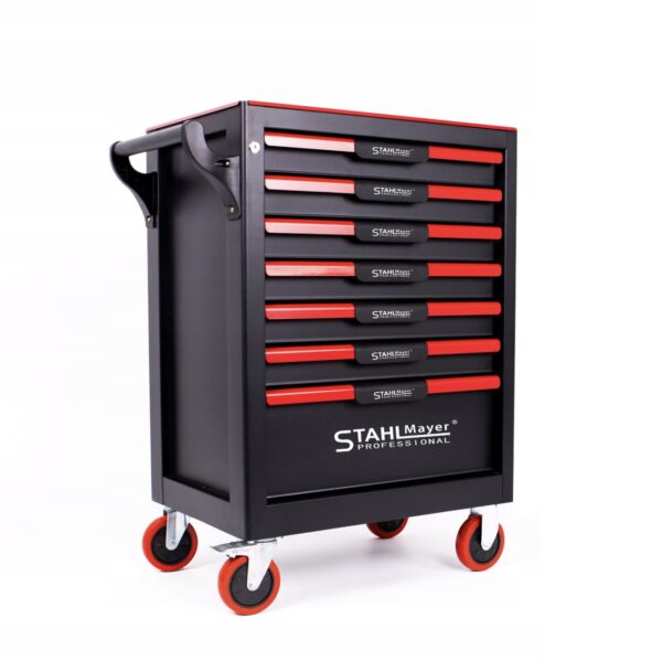 ПРАЗЕН ШКАФ ЗА ИНСТРУМЕНТИ СЪС 7 ЧЕКМЕДЖЕТА STAHLMAYER RED-LINE