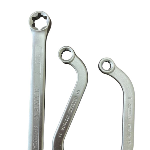 КОМПЛЕКТ СПЕЦИАЛНИ КЛЮЧОВЕ S-ОБРАЗНИ , С-ОБРАЗНИ , Е-TORX , 14ЧАСТИ HAWEK