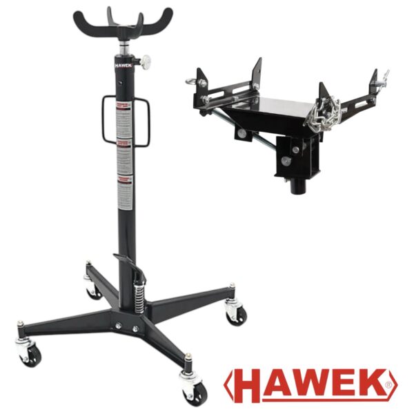 КРИК ЗА СКОРОСТНИ КУТИИ 0.5 ТОНА 111 – 195 СМ + АДАПТЕР ЗА НАКЛОН HAWEK