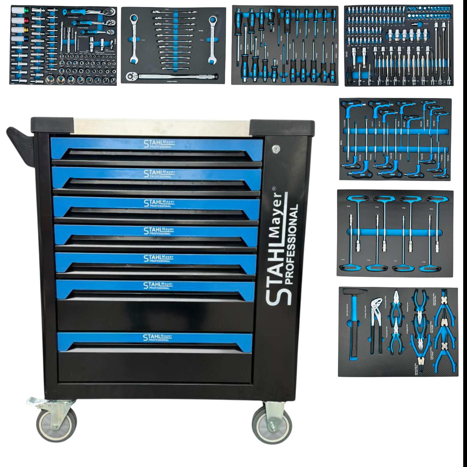 viber_изображение_2025-10-30_09-01-45-623 ШКАФ С ИНСТТРУМЕНТИ С 7 ПЪЛНИ ЧЕКМЕДЖЕТА ( 251 ЧАСТИ ), МЕТАЛЕН ПЛОТ И ОТДЕЛЕНИЕ ЗА ЗАКАЧАНЕ НА ИНСТРУМЕНТИ STAHLMAYER