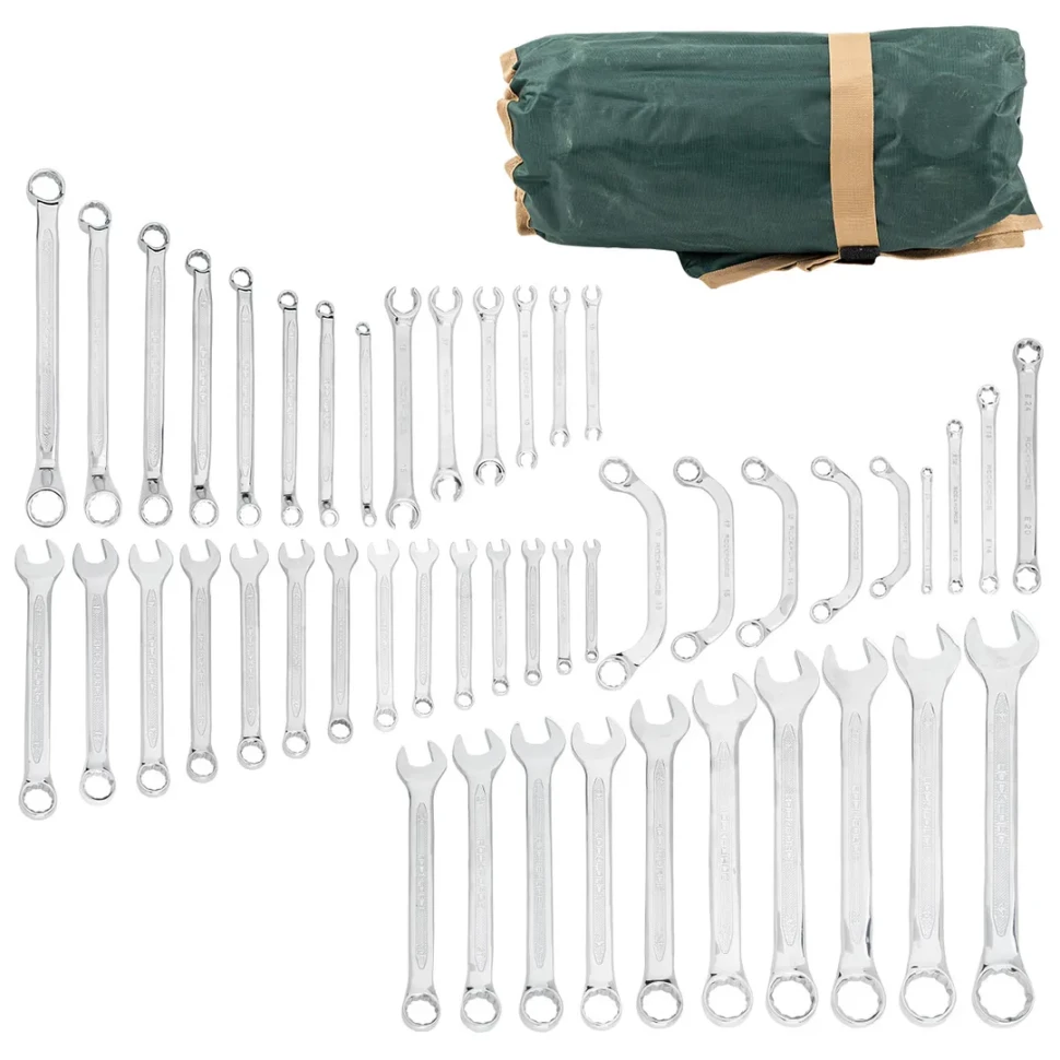 UUUHY КОМПЛЕКТ КОМБИНИРАНИ ГАЕЧНИ КЛЮЧОВЕ 47 ЧАСТИ ROCKFORCE